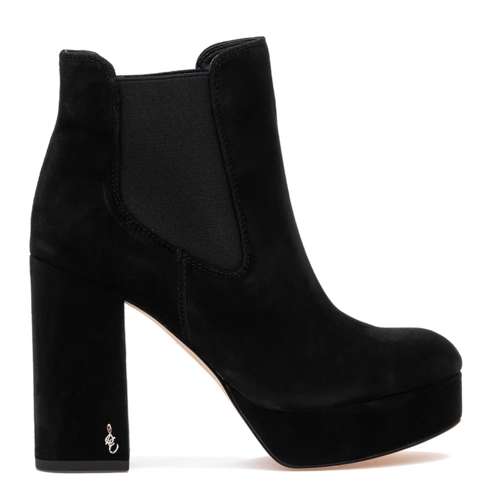 Sam Edelman Black Heeled Boots